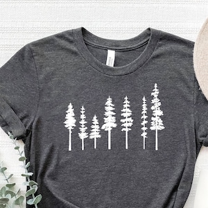 Pine Tree Shirt, Mountains Shirt,Adventure Shirt,Camping Shirt,Wanderlust Shirt,Hiking Shirt,Nature Lover Gift,Adventure Lover Shirt