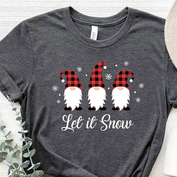 Let It Snow Sweatshirt,Christmas Shirt,Let It Snow Gnomes Shirt,Funny Christmas Shirt,Christmas Vacation Shirt, Christmas Gnomes Shirt,Xmas