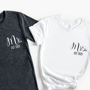 Mr and Mrs Shirt, Mr and Mrs, Just Married Shirt, Wedding Shirt, Wife And Hubs Shirts, Just Married Shirts, Mr and Mrs,Hubby Wifey Shirt