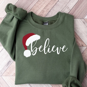 Believe Christmas Shirt, Christmas Believe Shirt Christmas Party Shirt Christmas T-Shirt, Christmas Family Shirt, Believe Shirt