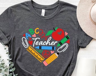 Teacher Shirt, Teacher Life Shirt, Gift For Teacher, Inspirational Shirt, Teacher Appreciation, Cute Teacher Shirt, Teacher Motivational Tee