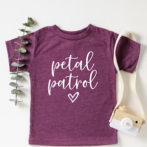 Petal Patrol Shirt, Flower Girl Shirt, Flower Girl Proposal Gift , Personalized Flower Girl Proposal Gift