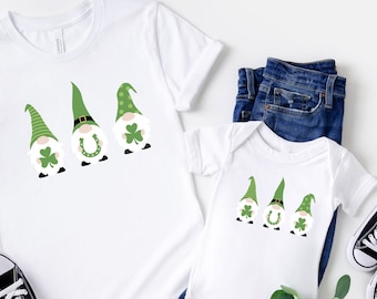 St. Patricks Day Shirt, St Patricks Day Gnome Shirt, St Patricks Day Family Shirt, Shamrock Shirt, Lucky Shirt, St. Patty's Shirt