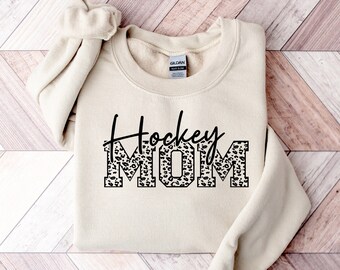 Hockey Mom Sweatshirt, Sport Mom Sweatshirt, Hockey Game Day, Game Day Sweatshirt, Hockey Sweatshirt, Hockey Mom Crewneck Sweatshirt
