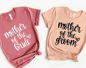 Mother of the Bride Shirt, Bridal Party Shirts, Bride Shirt, Bridesmaid Shirts, Bachelorette Party Shirts, Mother of the Groom, Bride Gift