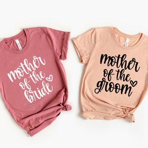 Mother of the Bride Shirt, Bridal Party Shirts, Bride Shirt, Bridesmaid Shirts, Bachelorette Party Shirts, Mother of the Groom, Bride Gift