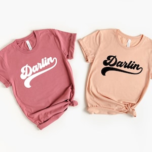 Darlin T-Shirt, Country Music Concert Shirts For Her, Southern Shirt, Western Shirt, Cowgirl Shirts For Her, Countryside Gift