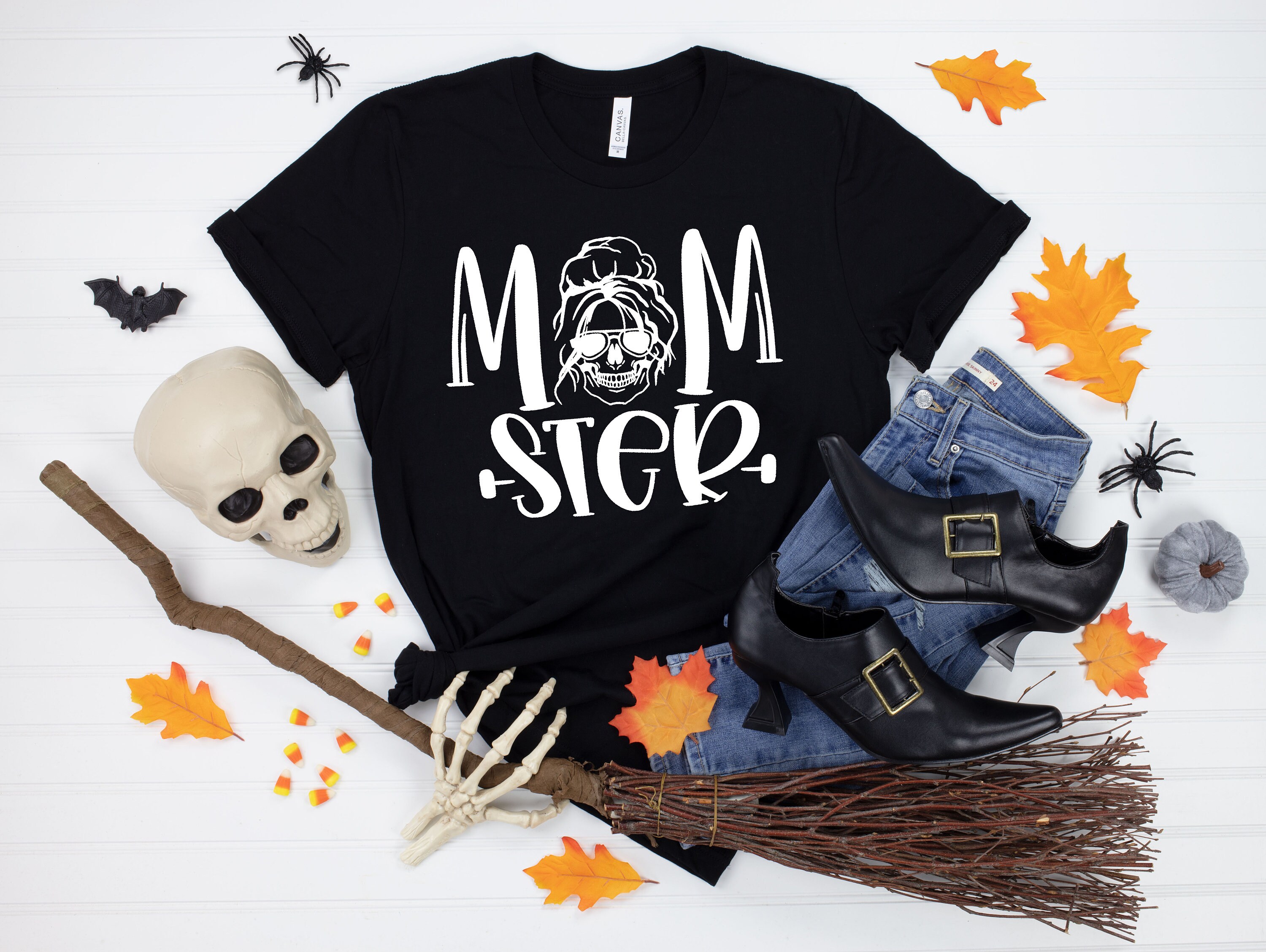 Momster Shirt Mom Halloween Shirt Halloween Funny Shirtmom Etsy