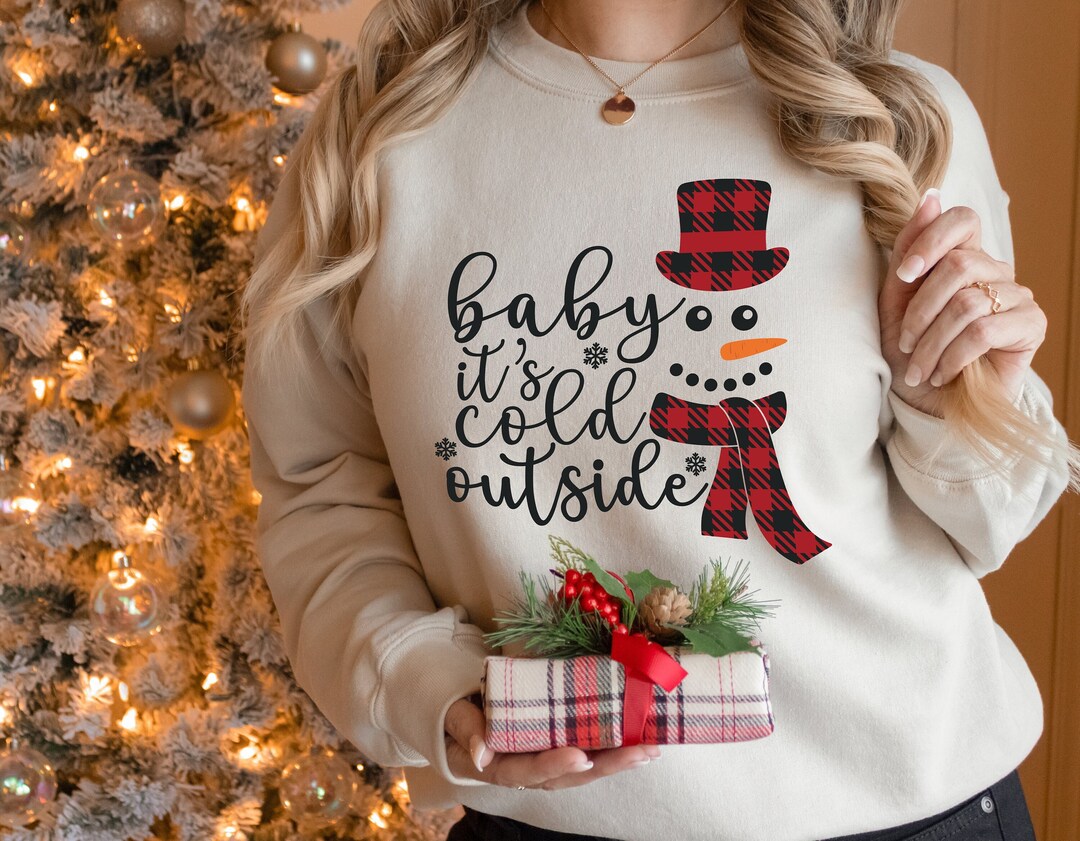 Recycled Karma - Baby Its Cold Outside Sweatshirt White main image 1