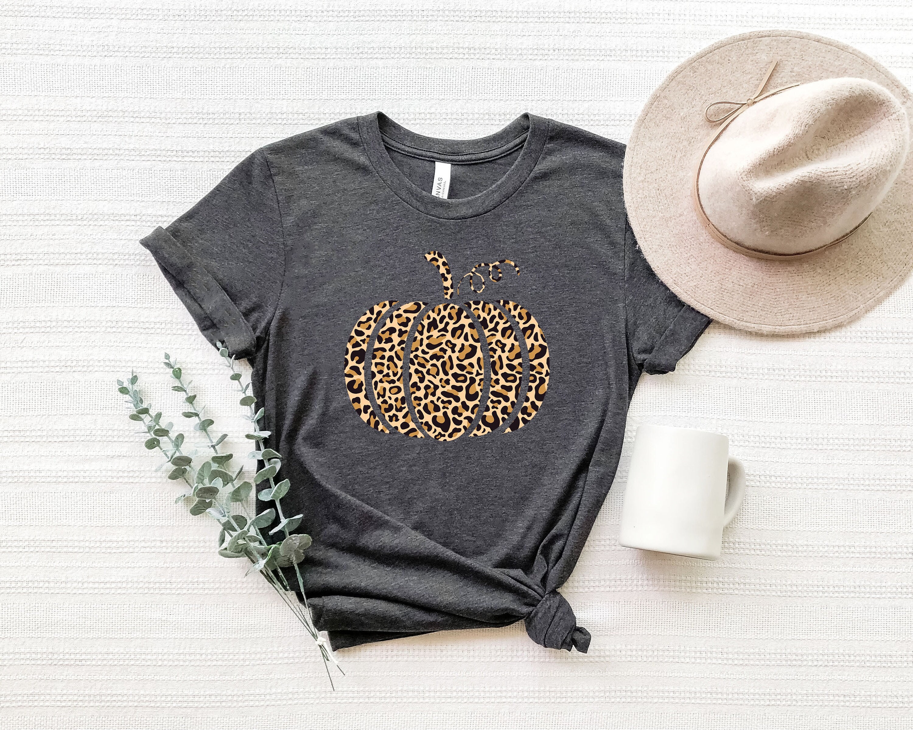 Leopard Pumpkin Shirt, Women's Fall Shirt, Thanksgiving Shirt, Cheetah Pumpkin Shirt, Fall Shirt, Thankful Shirt, Pumpkin Shirt