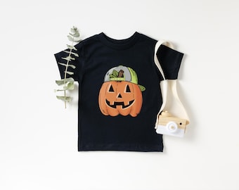 Boy Pumpkin Shirt, Boys Halloween Tee, Kids Trick or Treat Shirt, Halloween Boy Shirt, Pumpkin Toddler Boy Shirt, Pumpkin Boys Tee