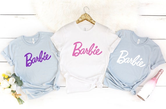 Barbie Birthday Party Shirts Barbie Shirts Barbie | Etsy