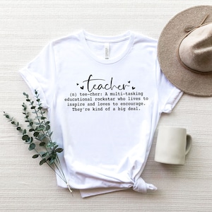 Teacher Definition Shirt, Teacher Shirt, Kindergarten Teacher Shirt, Back to School Teacher Shirt, First Day of School image 5