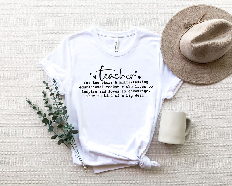 Teacher Definition Shirt, Teacher Shirt, Kindergarten Teacher Shirt, Back to School Teacher Shirt, First Day of School image 5