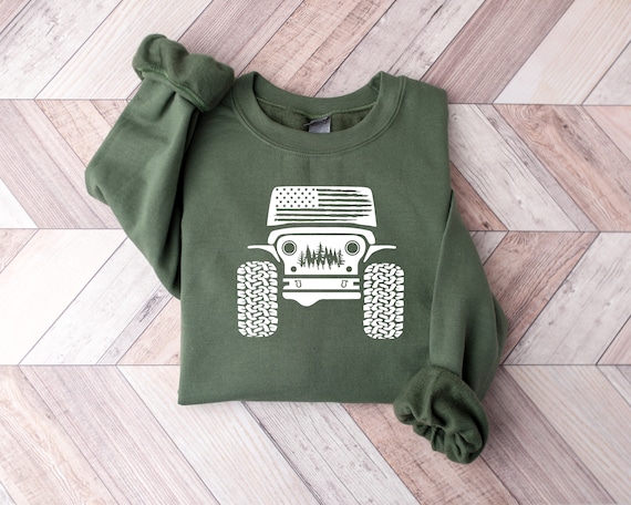 American Off Road Sweatshirt, American Off Road Shirt, 4X4 Sweatshirt, US Off Road Shirt, USA Flag Sweatshirt, USA