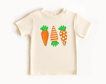 Kids Carrot Shirt, Easter Kids Gift, Kids Easter Egg Hunting Tee