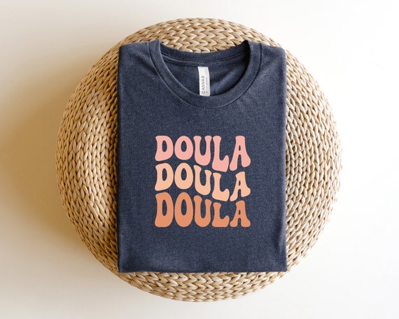 Doula Shirt, Labor And Delivery Leopard Printed Postpartum Birthday Doula, Thank You Gift, Gift For Midwife, Proud Doula Template Shirt