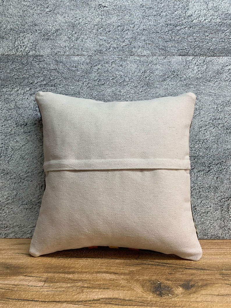 Ethnic Kilim Pillow,16x16 Kilim Pillow,Kilim Pillow Cover,Kilim Pillows,Kilim Cushion No:0283