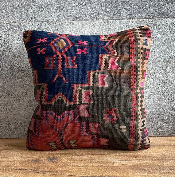 Ethnic Kilim Pillow,Kilim Cushion Cover,Pillow No:0029 Anatolian Handwoven Kilim Pillow Tribal Pillow Kilim Pillow Cover Cushion cover Ethnic Kilim Pillow,Kilim Cushion Cover,Pillow No:0029 Anatolian Handwoven Kilim Pillow Tribal Pillow Kilim Pillow Cover Cushion cover