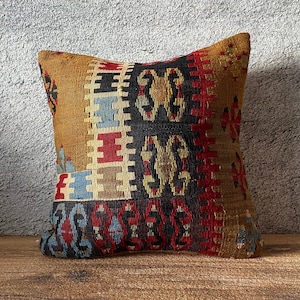 Antique Kilim Pillow Ethnic Sofa Pillow Vintage Pillow 16x16 inc Pillow B644 Anatolian Pillow Turkish Pillow Cover Traditional Pillow Antique Kilim Pillow Ethnic Sofa Pillow Vintage Pillow 16x16 inc Pillow B644 Anatolian Pillow Turkish Pillow Cover Traditional Pillow