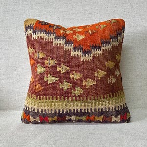 Throw Pillows,Decorative Pillows,Sofa Pillow Covers,Kilim Pillow,Bohemian Cushion Cover,Kilim Accent Pillows,Kilim Pillows,Pillow P1000
