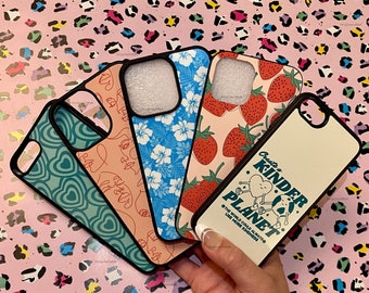 iPhone Cases over 60 patterns, trendy stars that girl butterflies coconut girl floral minimal flames y2k indie vibes vsco aesthetic boho