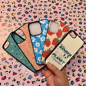 iPhone Cases over 60 patterns, trendy stars that girl butterflies coconut girl floral minimal flames y2k indie vibes vsco aesthetic boho