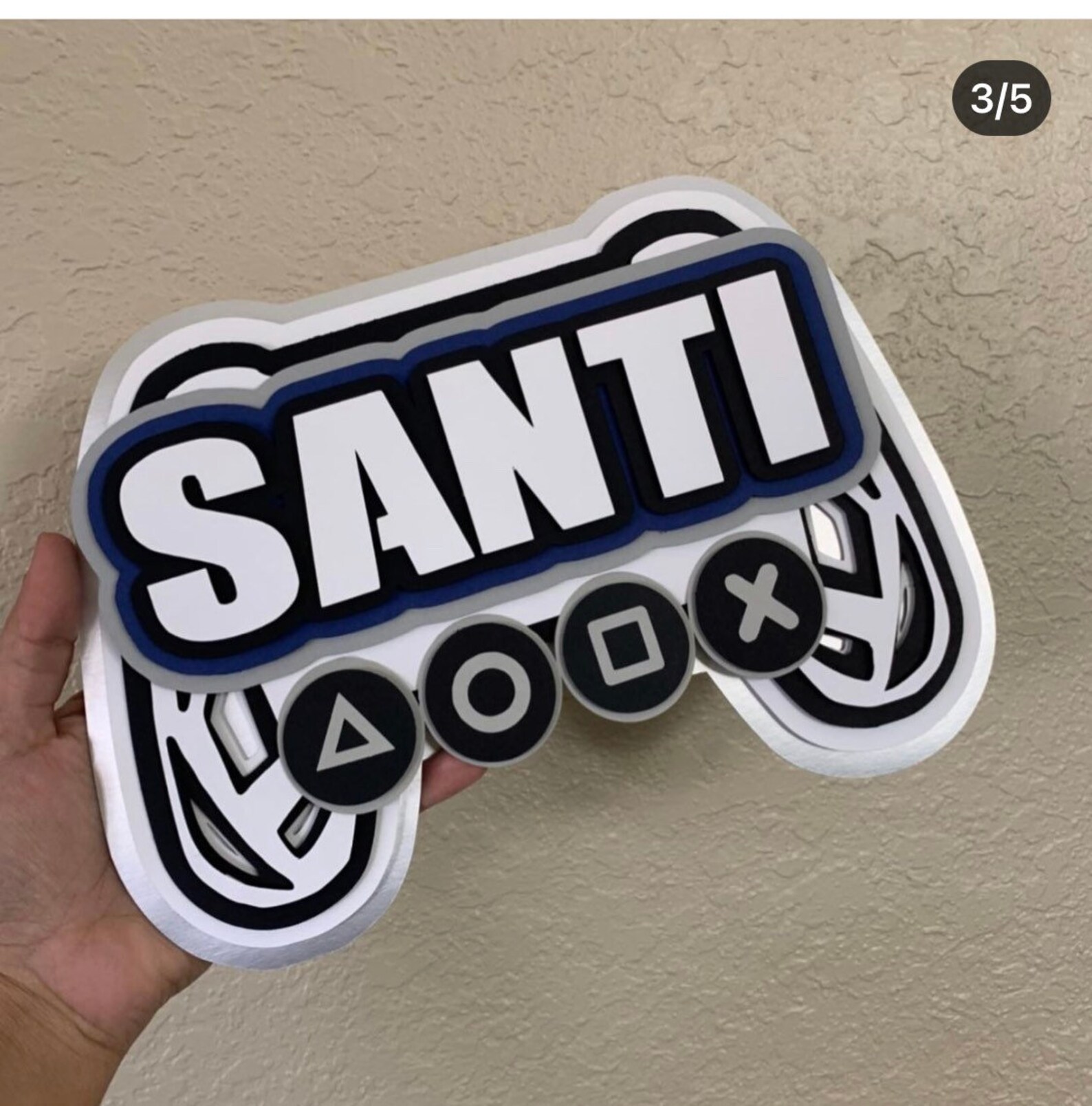 Personalized Gamer/controller Name Plaque Gamer/ Kids Decor/ Etsy