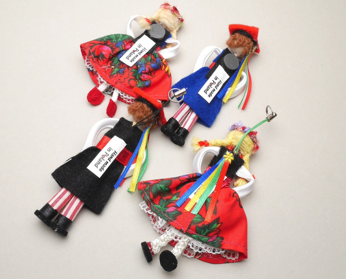 Small Doll, Krakowianka I Krakowiak, Souvenir From Cracow