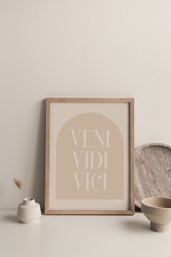 Veni Vidi Vici Minimalist