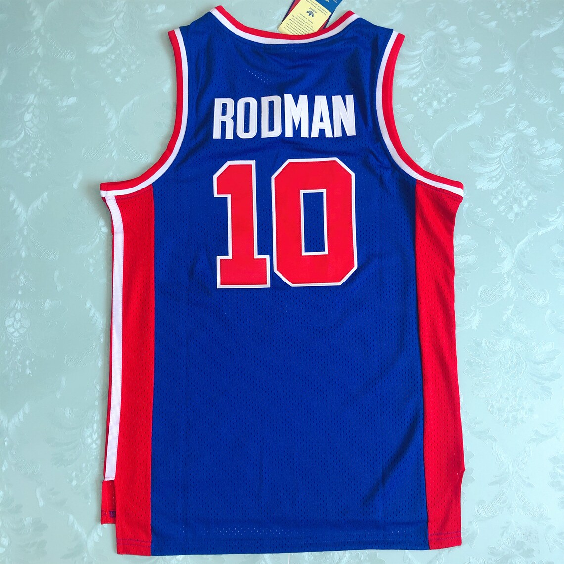 Dennis Rodman 10 Detroit Pistons Jersey Etsy