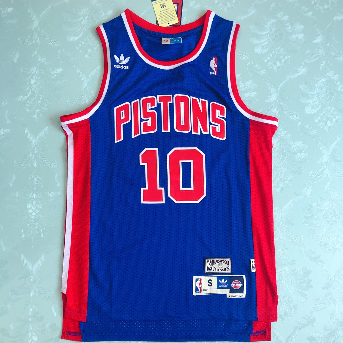 Dennis Rodman 10 Detroit Pistons Jersey Etsy
