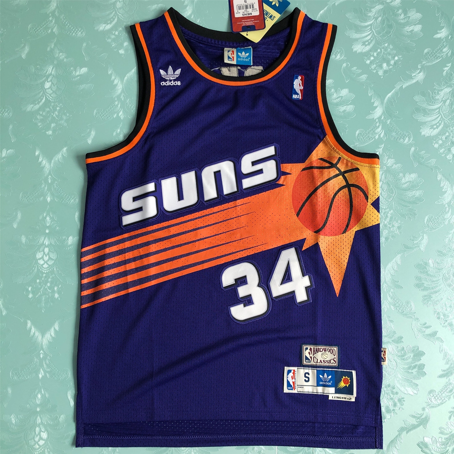 Phoenix Suns 34 Charles Barkley Jersey Men's Clothing | Etsy