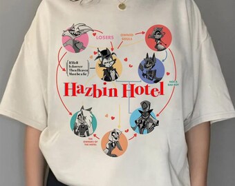 Hazbin Hotel Falsettos Shirt, Alastor Vivziepop Sweatshirt, Cartoon Merch Shirt