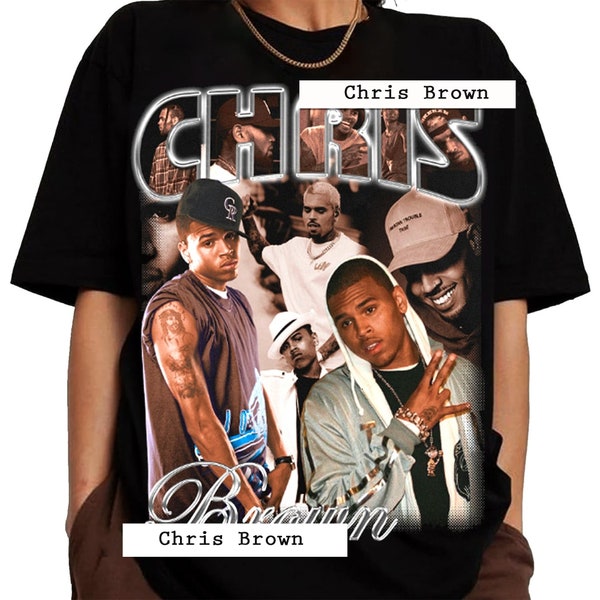 Vintage Chris Brown T-Shirt, Chris Brown Tee, Chris Brown Hip Hop Shirt, Chris Brown Homage 90s Graphic Tee, Hiphop Tee, Gift For Fan