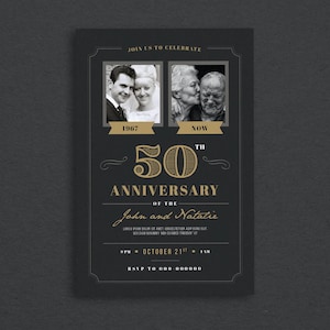 Wedding Anniversary Invitation