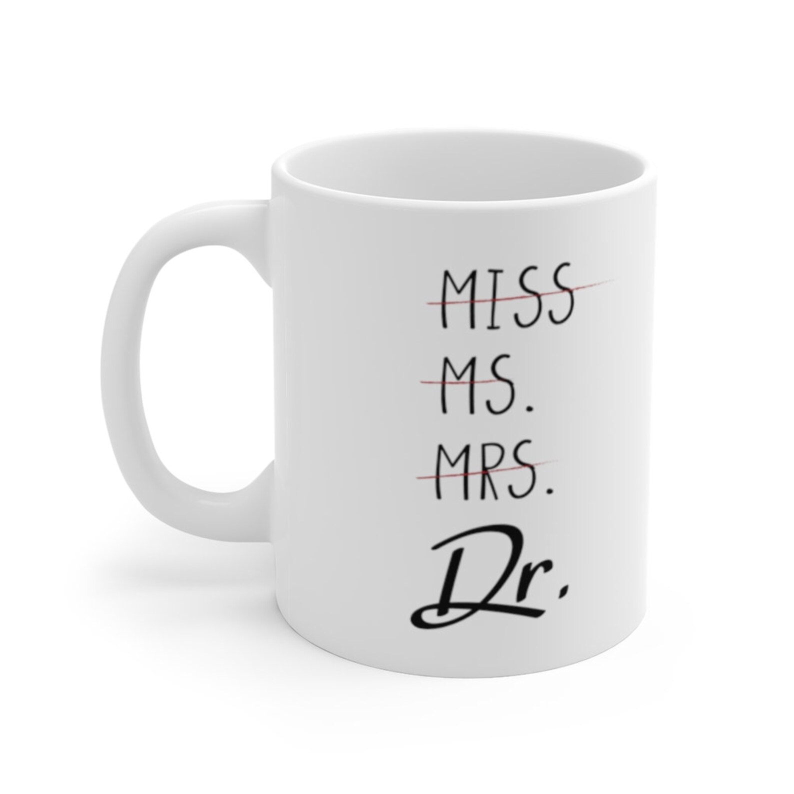 Miss Ms Mrs Dr. Mug Etsy Australia