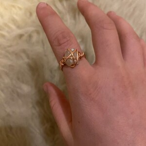 Copper Agate ring