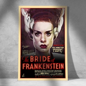 The Bride of Frankenstein Movie Poster