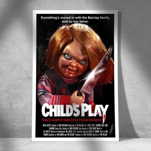 チャイルド・プレイ　ポスター Amazon.co.jp: ホラー映画チャイルドプレイ映画ポスター1 印刷