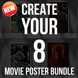 Crea il tuo pacchetto di 8 poster di film - Wall Art