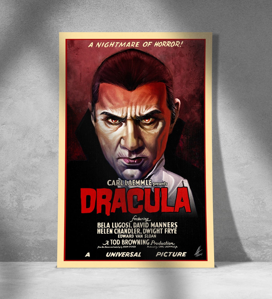 Dracula (1931) Art Print – Classic Universal Monsters Horror