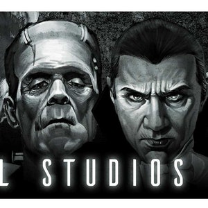 Universal Monsters Panoramic Print