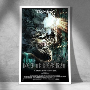Poltergeist (1982) – La Bestia – Classico horror soprannaturale – Stampa artistica digitale – - Arte murale
