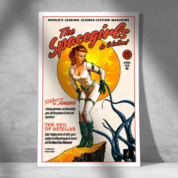 Spacegirls #003 Poster Series