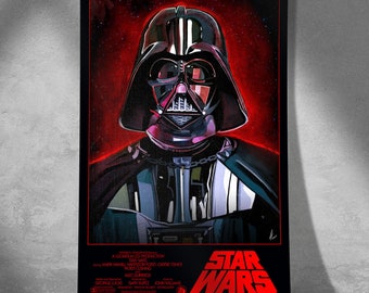 Darth Vader Star Wars Portrait- Wall Art