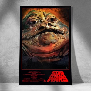 Jabba the Hutt Star Wars Portrait- Wall Art