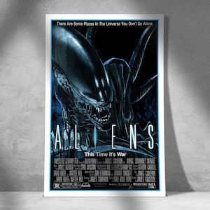 Xenomorphs Aliens konsttryck – Klassisk sci-fi-skräckposter - Väggkonst