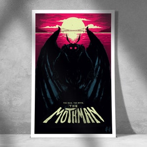 Cryptids - Mothman - Wall Art