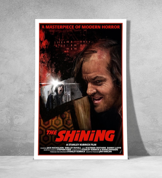 The Shining Movie Poster | Jack Nicholson, Overlook Hotel (digital